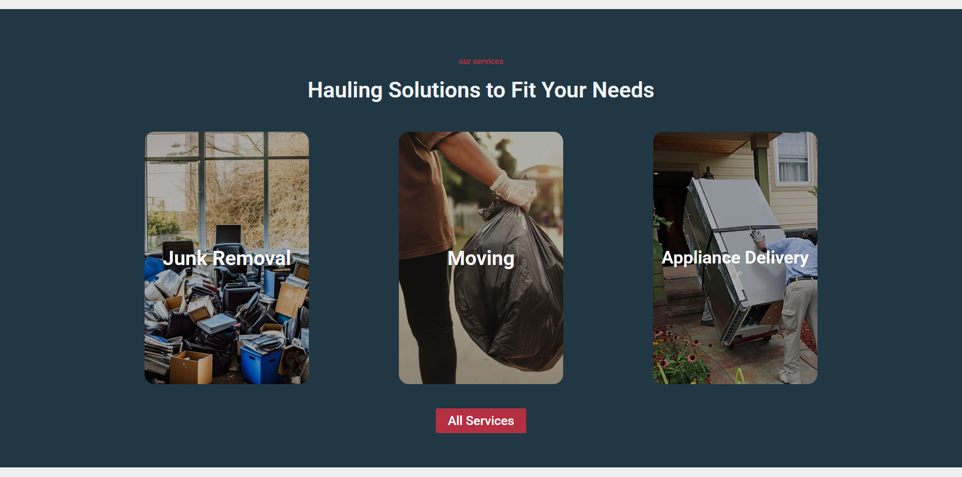 EZ Haul Baltimore Homepage
