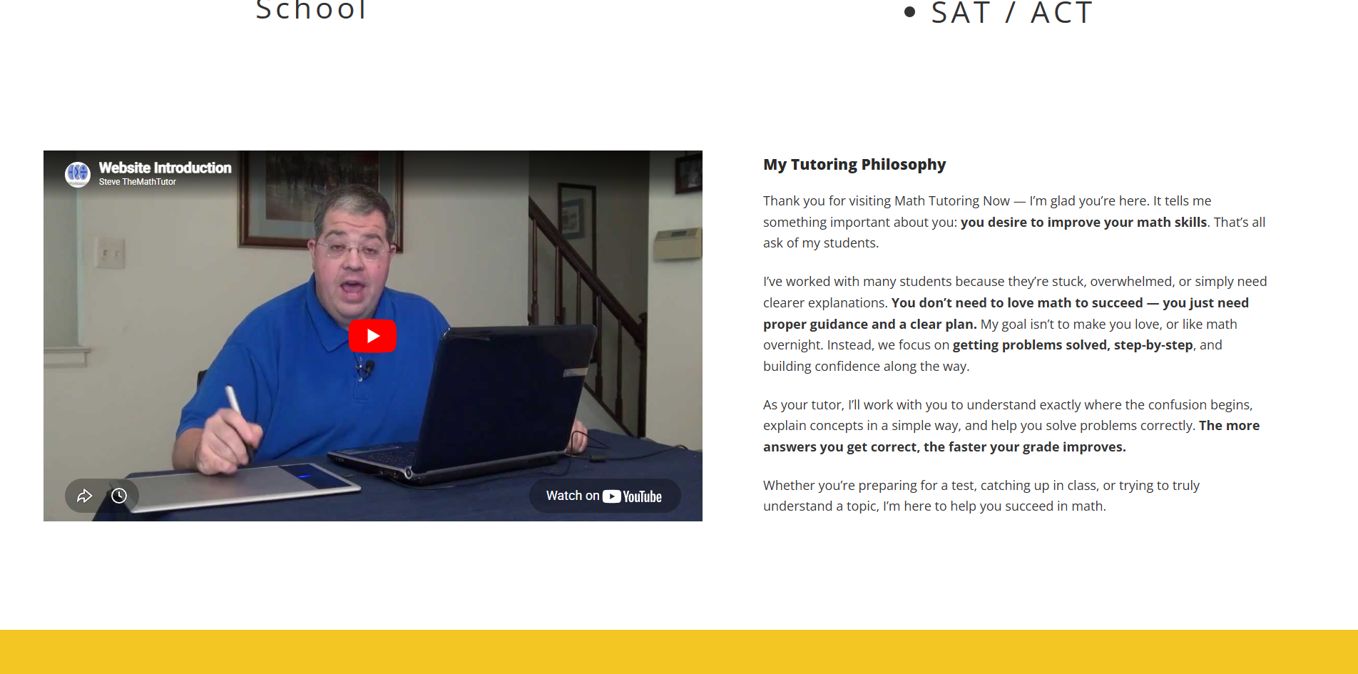 Math Tutoring Now Homepage
