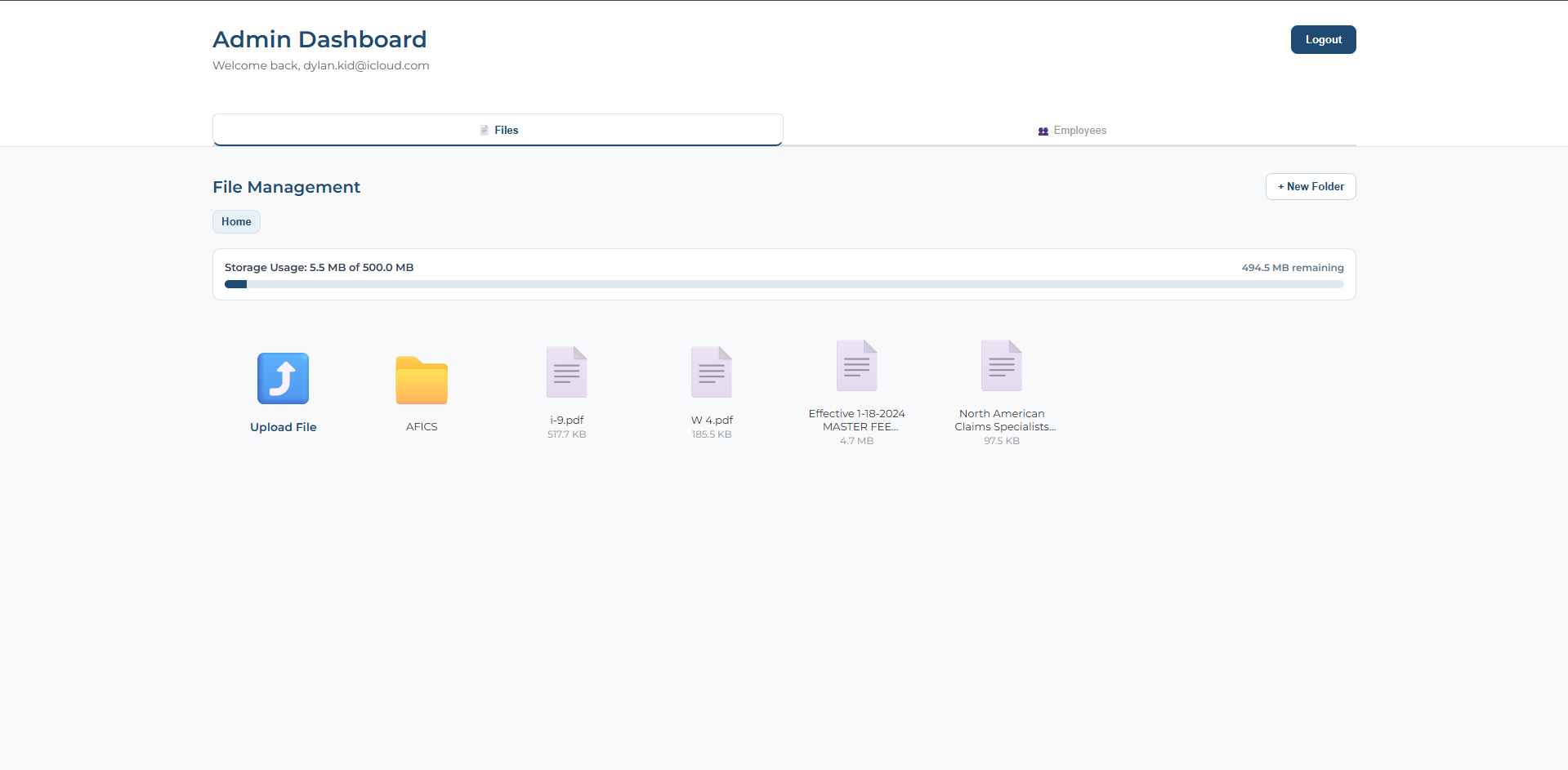 NACS Dashboard